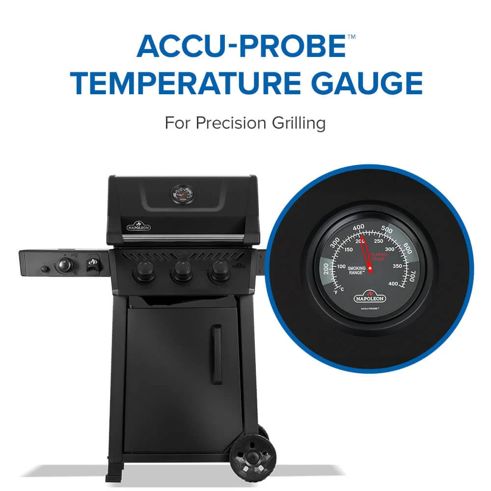 Napoleon Freestyle PRO 365 3-Burner with Infrared Side Burner, Matte Black - FP365DSIBMK-1 - Image 5