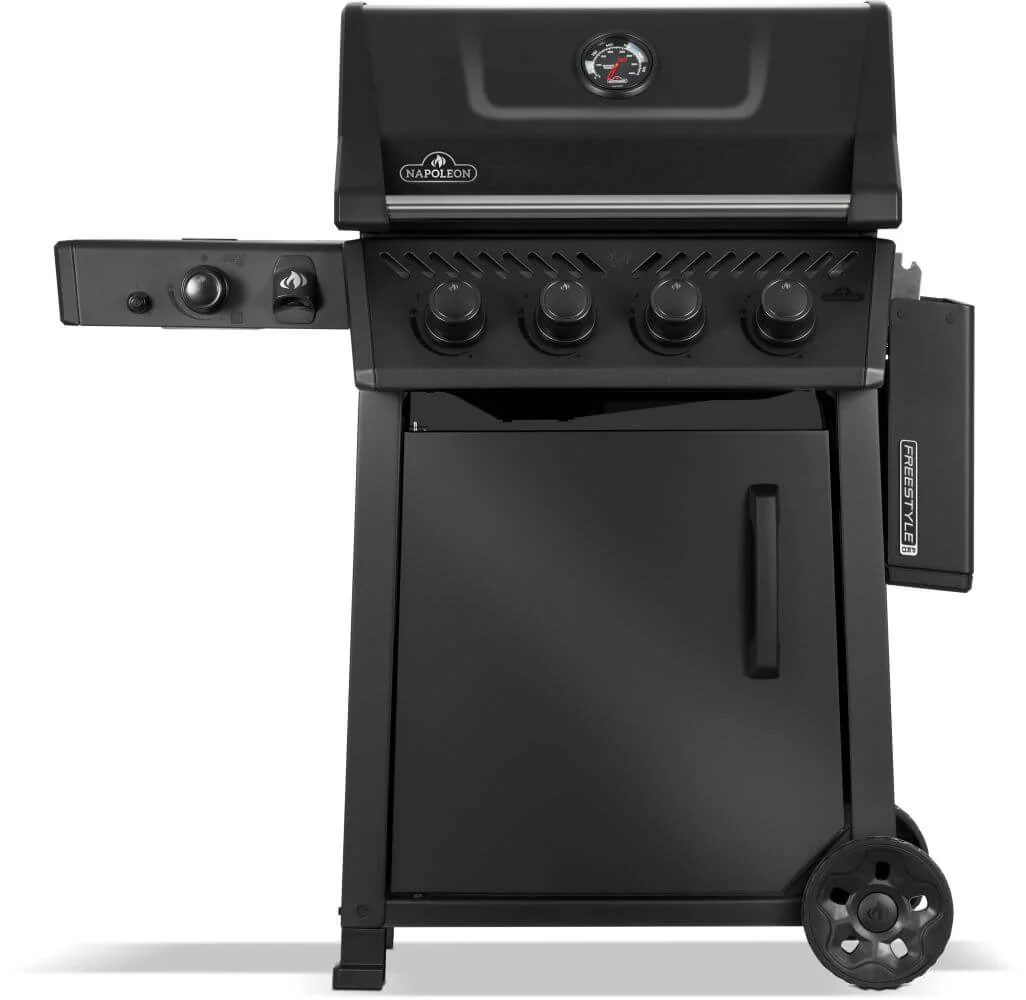 Napoleon Freestyle PRO 425 4-Burner with Infrared Side Burner, Matte Black - FP425DSIBMK-1