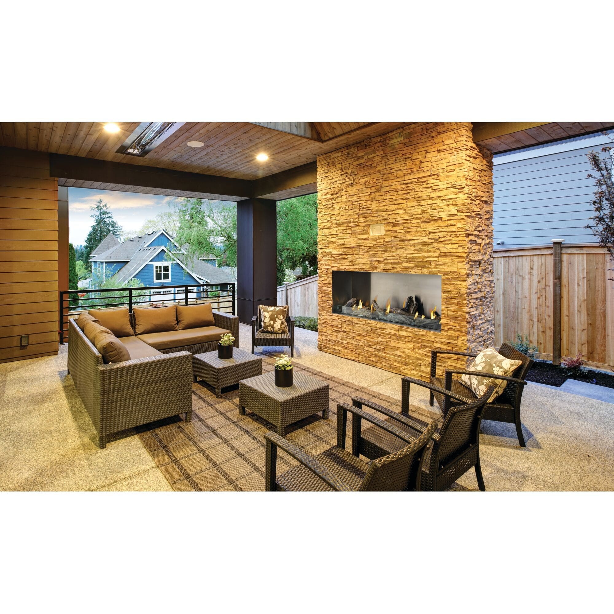 Napoleon Galaxy 62 Outdoor Gas Fireplace - Image 16
