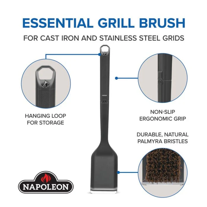 Napoleon Grill Brush w/ Palmyra Bristles - GABR001 - Image 3