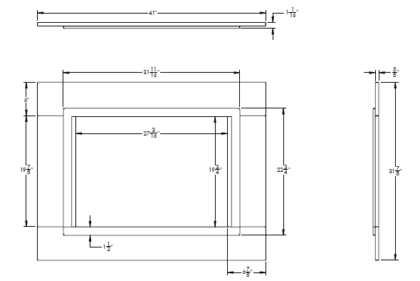 Napoleon Optional Trim Kit (Cineview 30") - NEFTK3040 - Image 2