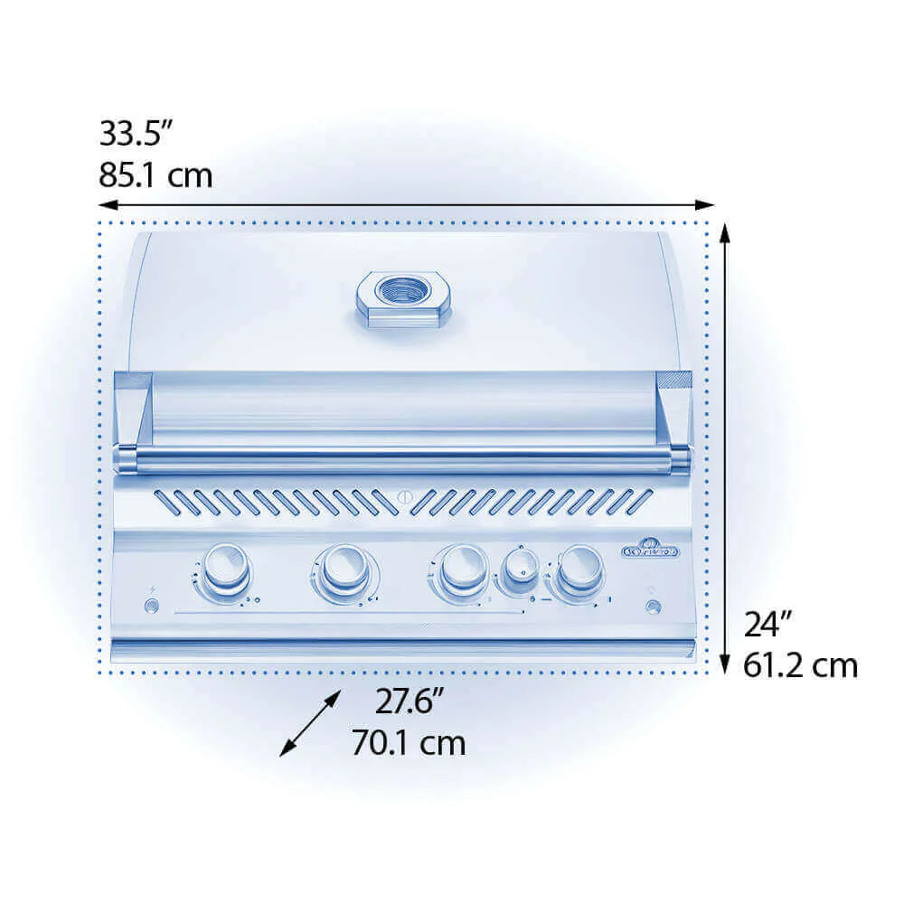 Napoleon PHANTOM Built-In 700 Series 32" Gas Grill - BIG32RBMK-1 - Image 4