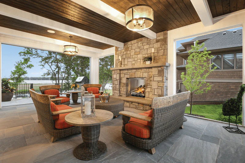 Napoleon Riverside 36 Clean Face Outdoor Gas Fireplace - Image 10