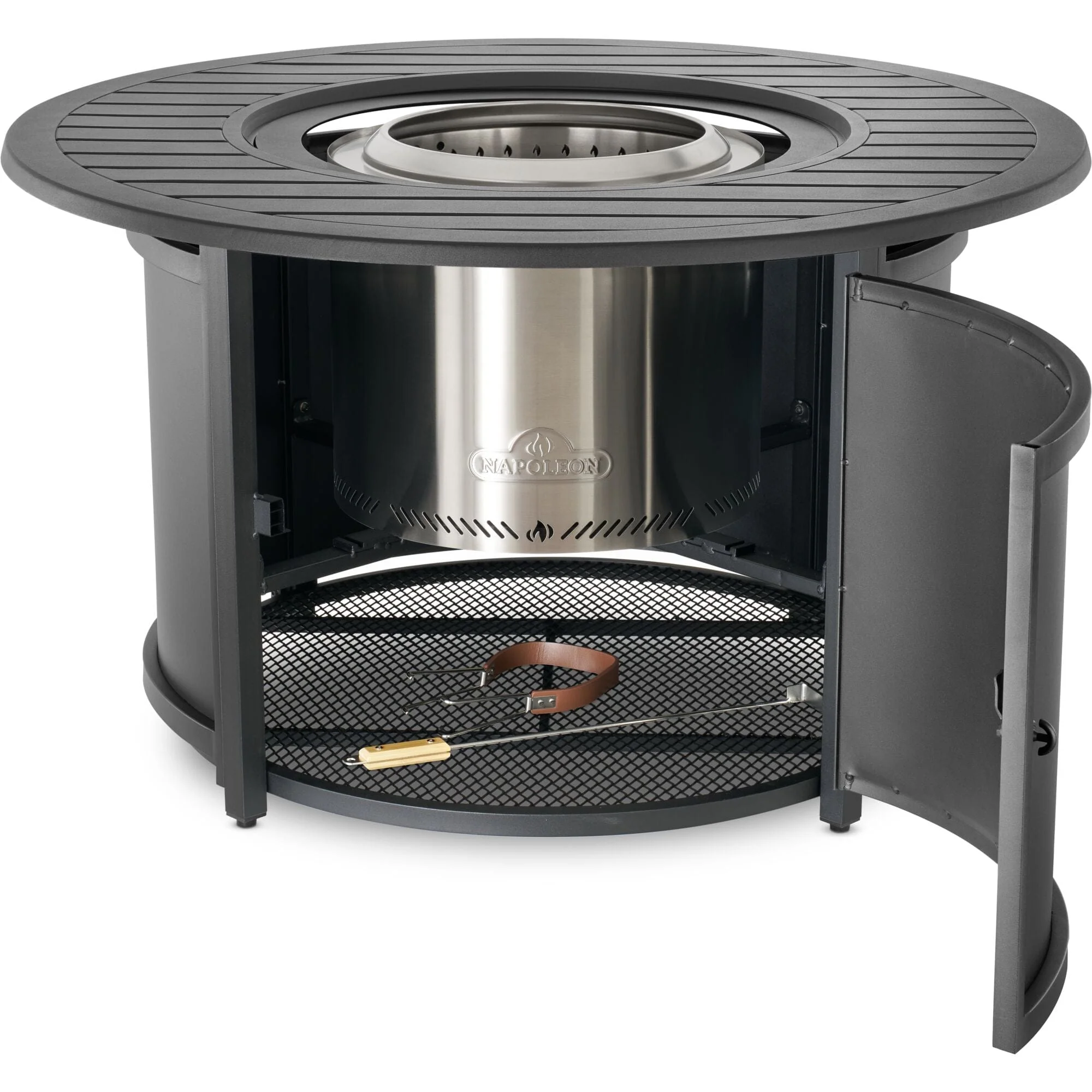 Napoleon Round Fire Pit Table Surround - NWO44TI-BK - Image 5