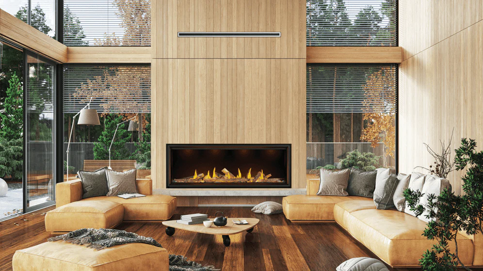 Napoleon Tall Linear Vector 74 Gas Fireplace - Image 5
