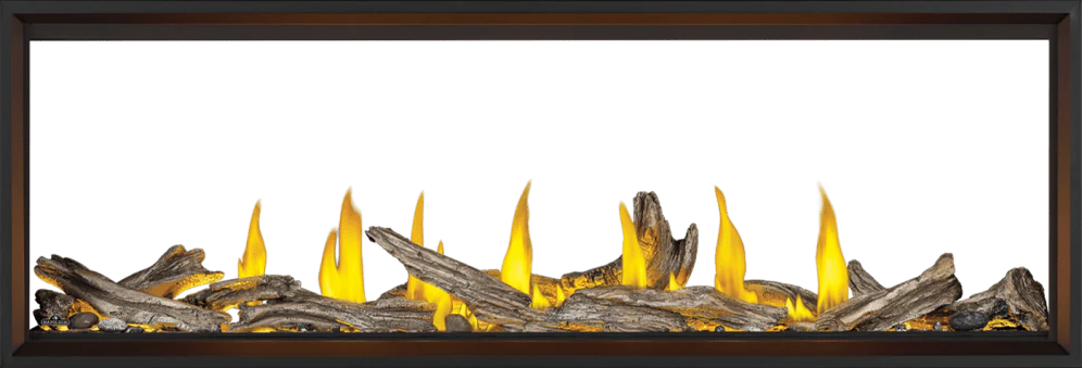 Napoleon Tall Linear Vector 74 See Through Gas Fireplace