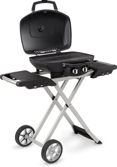 Napoleon TravelQ 285 X Portable Gas Grill + Scissor Cart (Blue) - TQ285X-BL-1 - Image 4