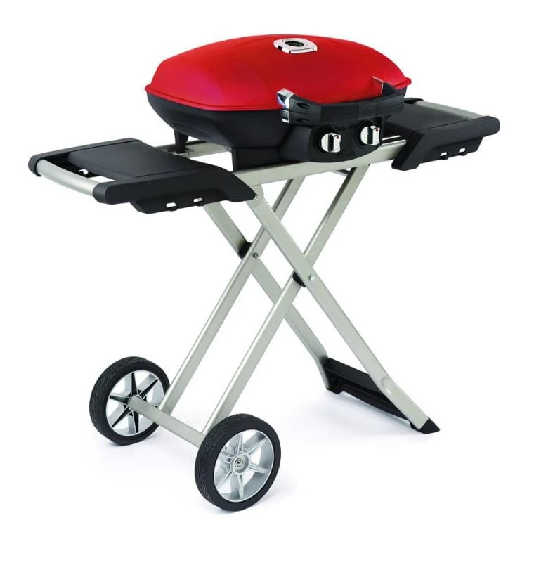 Napoleon TravelQ 285 X Portable Grill + Scissor Cart & Griddle (Red) - TQ285X-RD-1-A - Image 3
