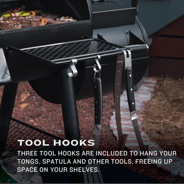 Oklahoma Joe Canyon Combo Charcoal/Gas Smoker & Grill - Image 12