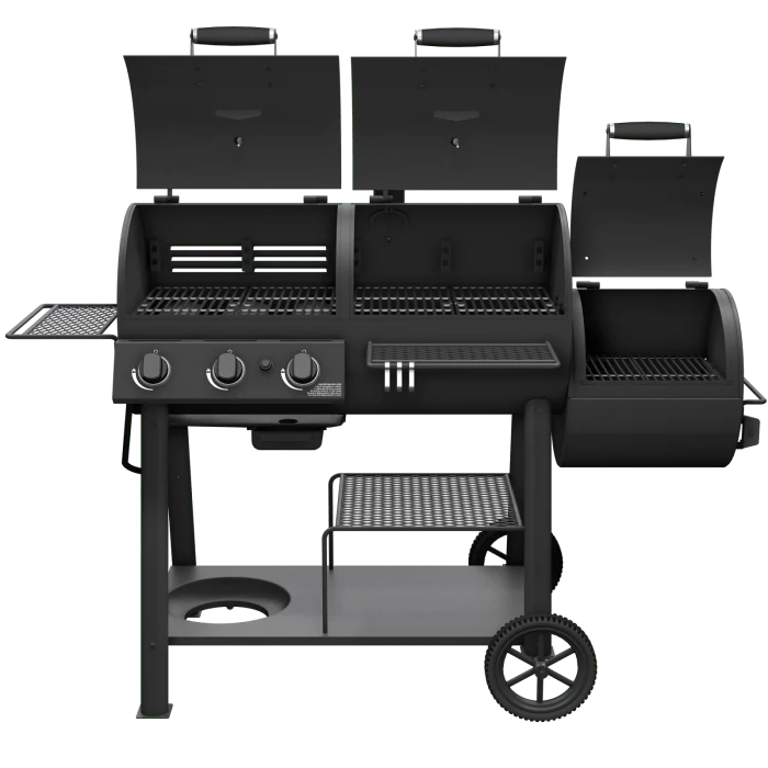 Oklahoma Joe Canyon Combo Charcoal/Gas Smoker & Grill - Image 5