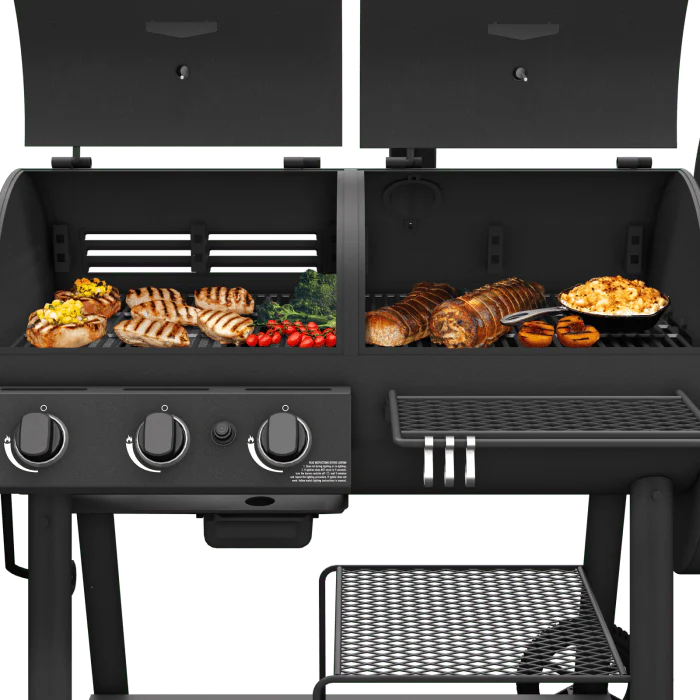 Oklahoma Joe Canyon Combo Charcoal/Gas Smoker & Grill - Image 7