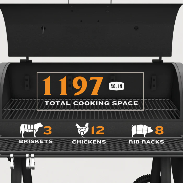 Oklahoma Joe Highland DLX Offset Smoker/Grill - Image 10