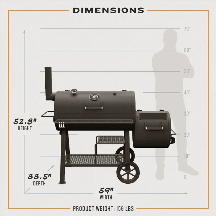 Oklahoma Joe Highland DLX Offset Smoker/Grill - Image 14