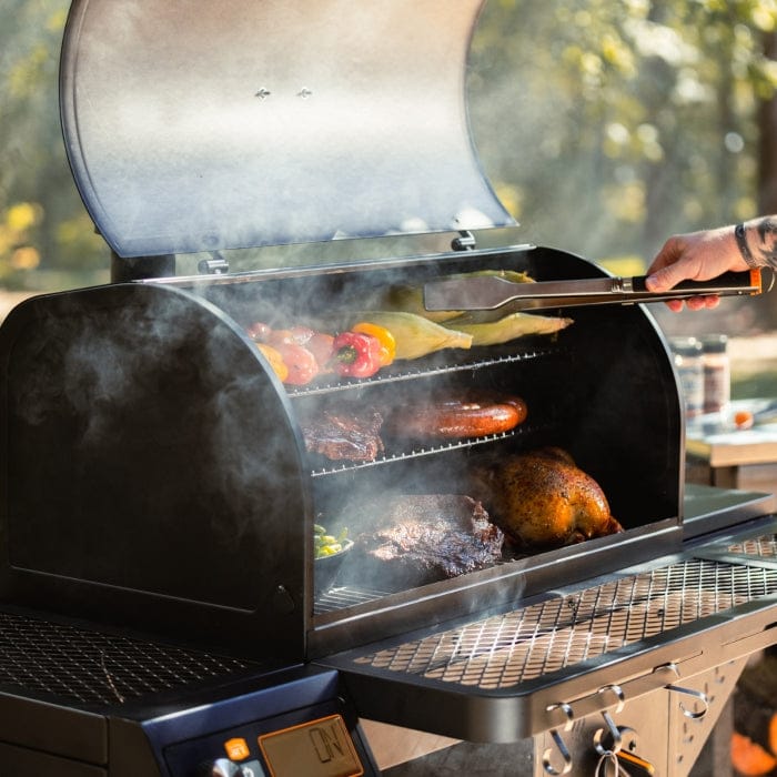 Oklahoma Joe Tahoma 1200A DLX Auto-Feed Charcoal Smoker & Grill w/ Wi-Fi - Image 8