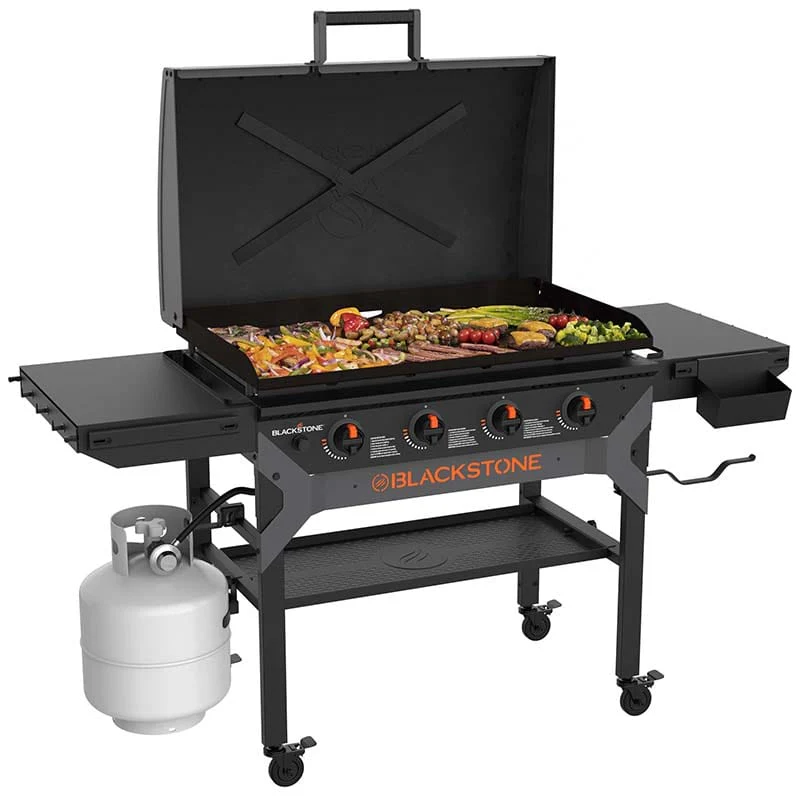 Blackstone Iron Forged 36" Griddle Cooking Station (w/Hood and Omnivore Top) - Image 3