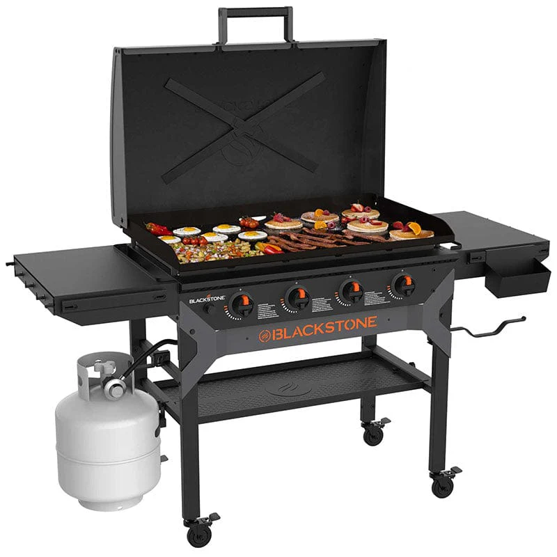 Blackstone Iron Forged 36" Griddle Cooking Station (w/Hood and Omnivore Top) - Image 4