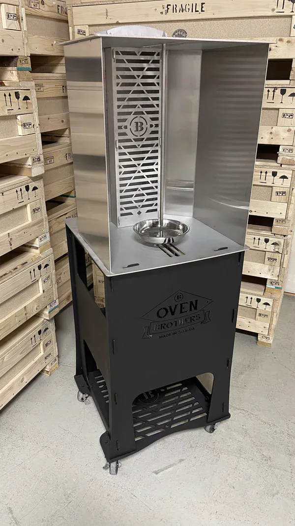 Oven Brothers - The Original Joint Vertical Rotisserie Full Cart - Image 4