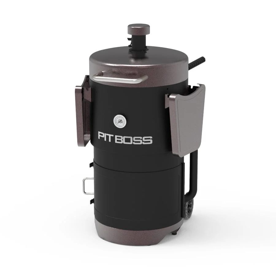 Pit Boss Charcoal Barrel Smoker, Mahogany - Image 2
