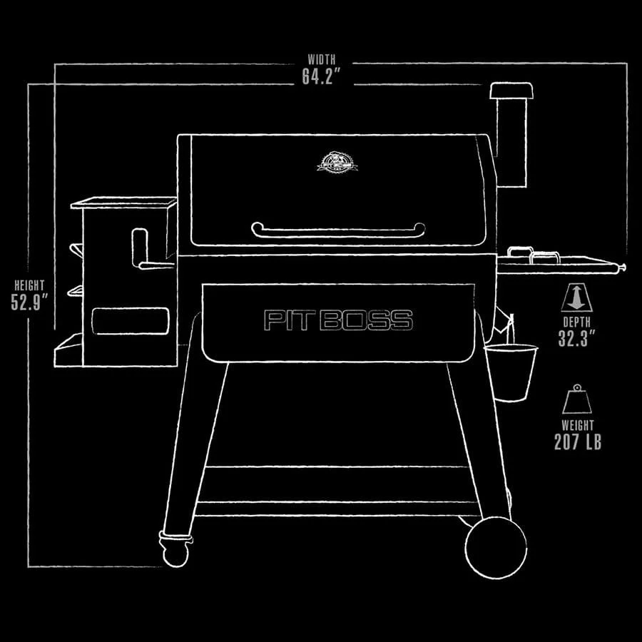Pit Boss Sportsman 1600 Wood Pellet Grill - Image 8