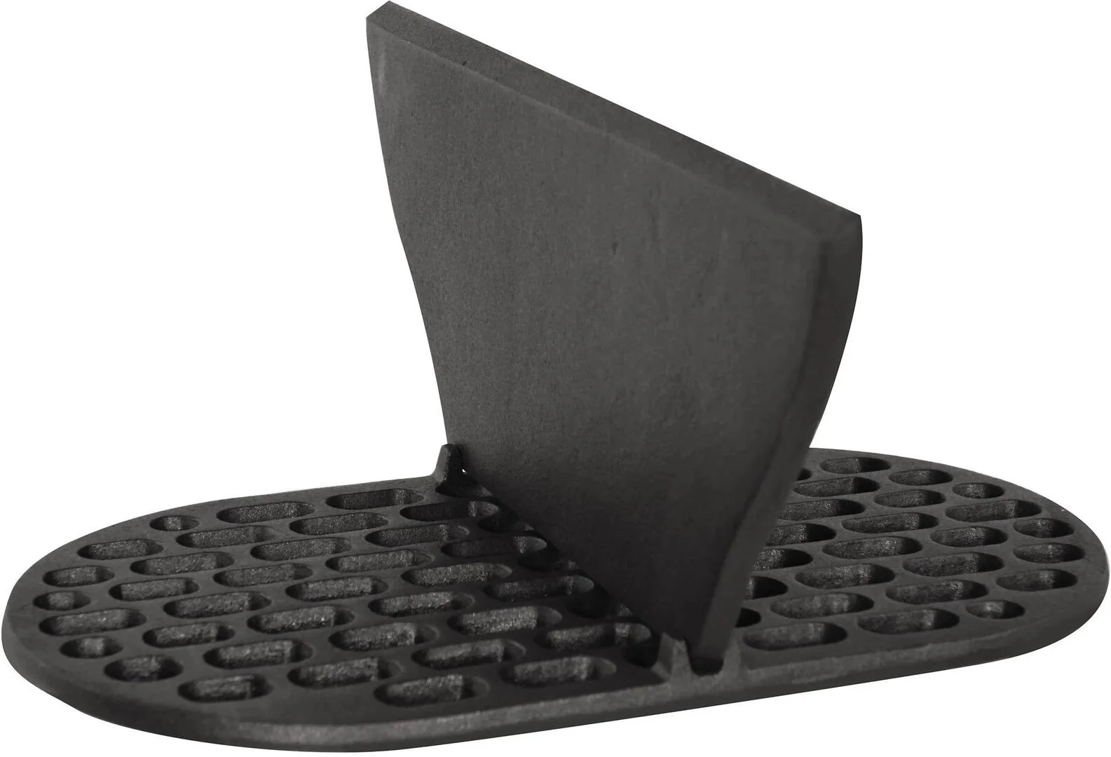 Primo 1-Piece Cast Iron Firebox Divider for Oval LG 300 Grills - PG00344 - Image 2