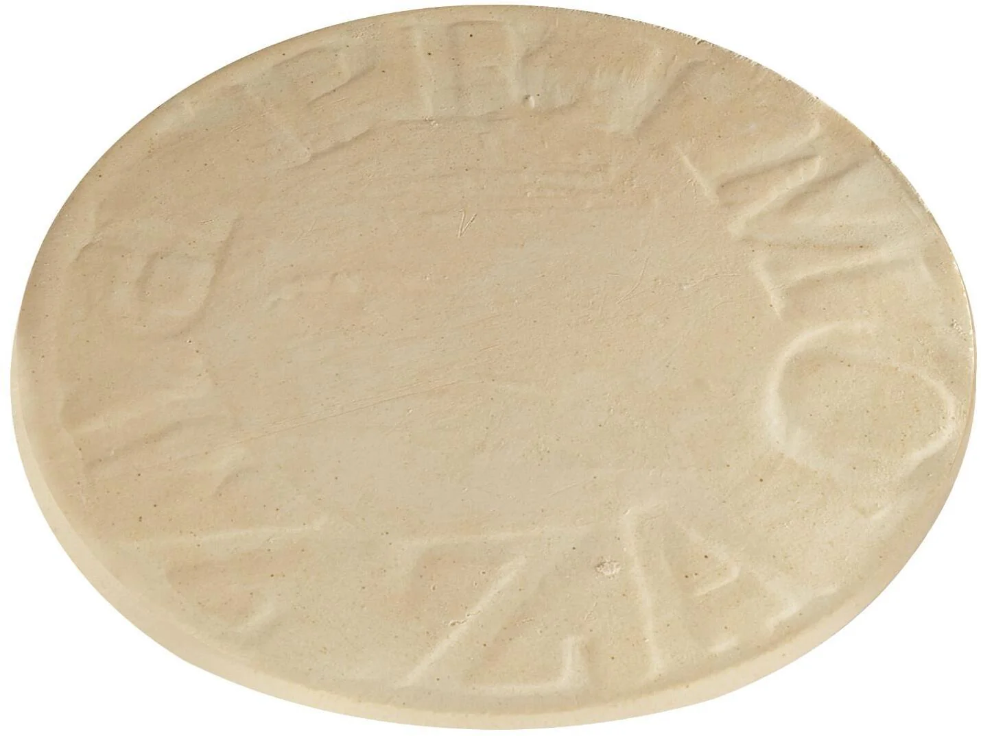 Primo 13" Natural Finish Ceramic Baking Stone for Oval JR 200/LG 300/XL 400 and Kamado Round Grills - PG00350