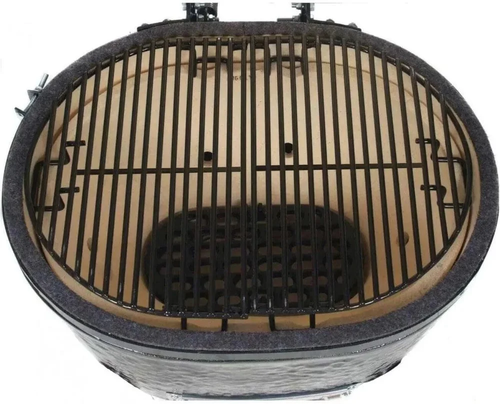 Primo 24" Oval Large All-In-One Ceramic Kamado Egg Charcoal Grill - Image 2