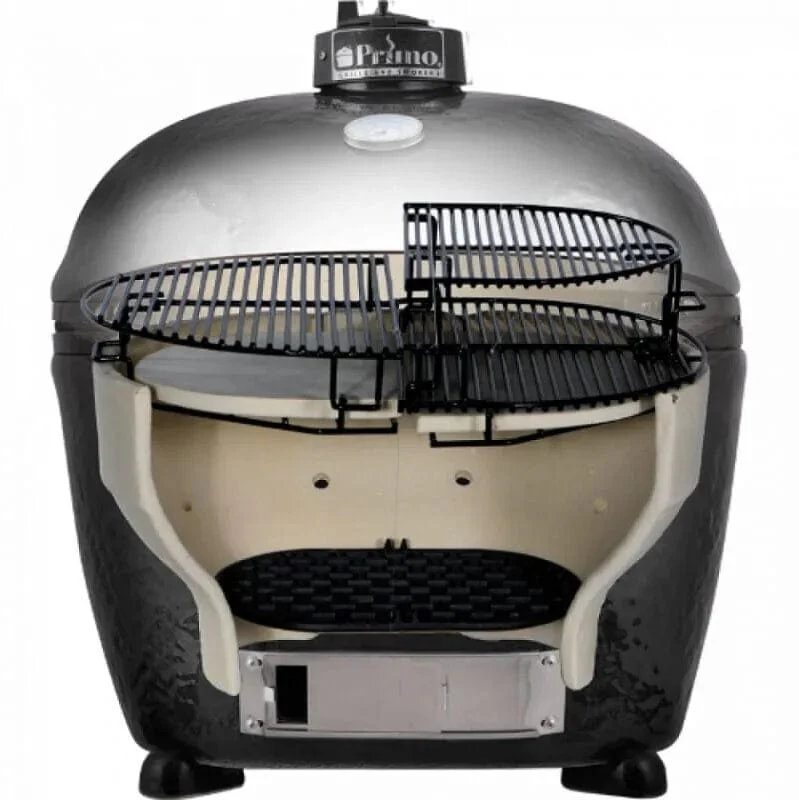 Primo 24" Oval Large All-In-One Ceramic Kamado Egg Charcoal Grill - Image 6