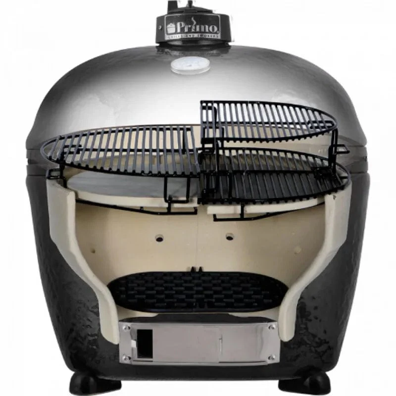 Primo 28" Oval X-Large All-In-One Ceramic Kamado Egg Charcoal Grill - Image 5