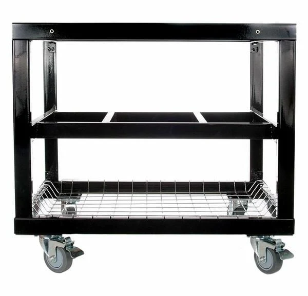 Primo Black Cart Base with Basket for Oval Junior Series Grills - PG00318