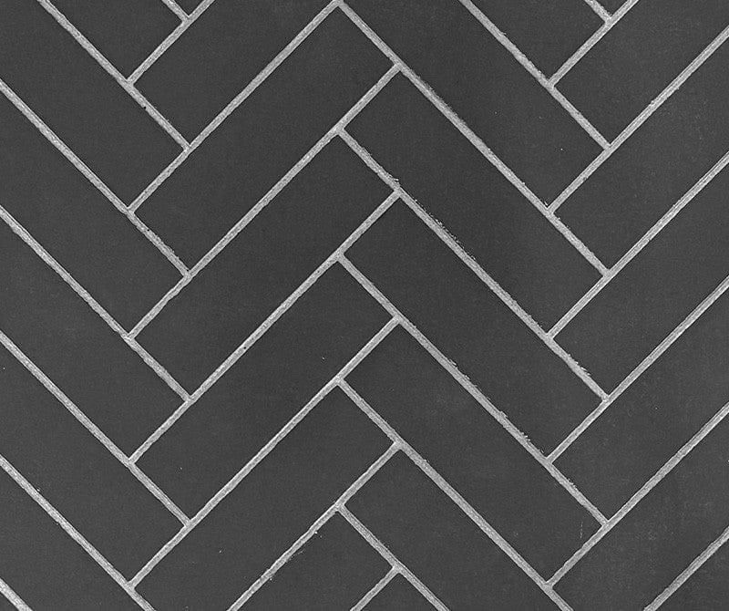 Regency Brick Panel Herringbone Black - 776-902