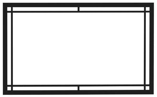 Regency Vignette Metallic Black Door Inlay (Horizon LRI6E/HRI6E) - 299-813