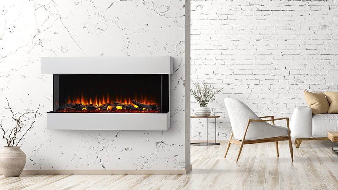 Simplifire 55" Scion Trinity 3-Sided Linear Electric Fireplace - Image 4