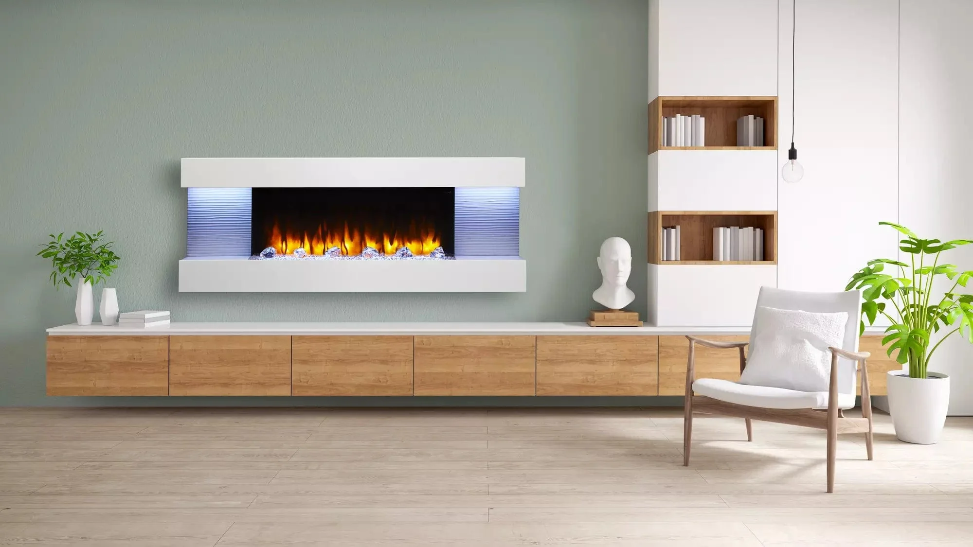 Simplifire Format 36 Electric Wall-Mount Fireplace - Image 6