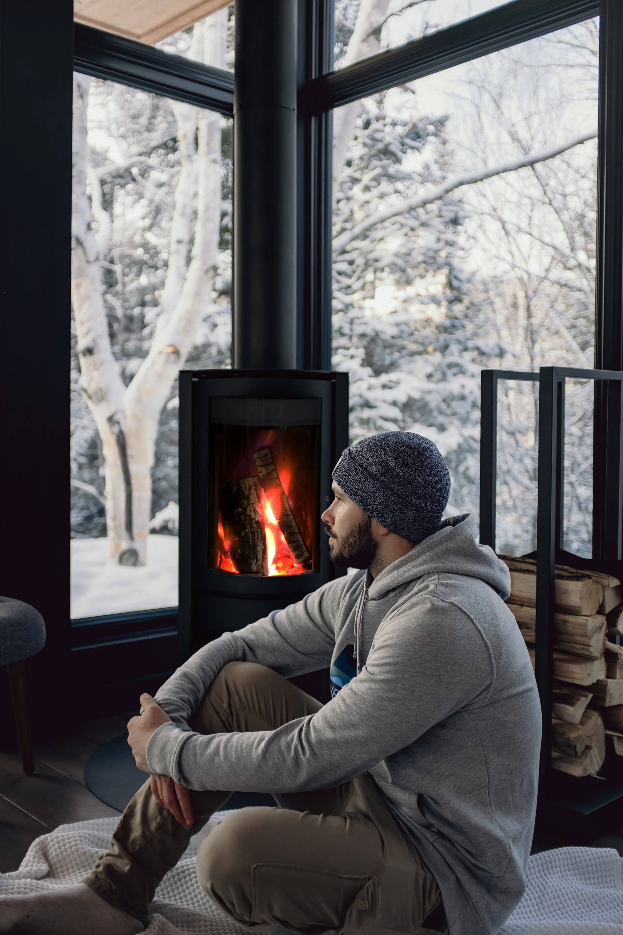 Stûv 30 Wood-Burning Stove (30-Compact ONE BLACK) - Image 3