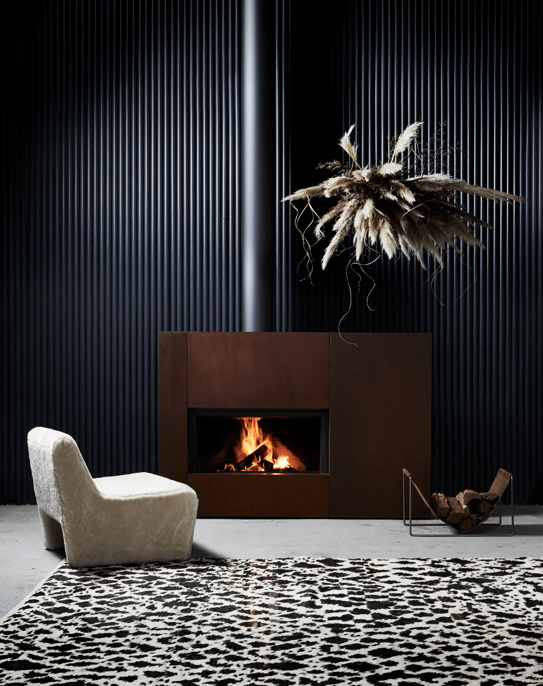 Stûv 21-Clad Wood-Burning Fireplace (21.2-85 SF2 Right Asymmetrical) - Image 2
