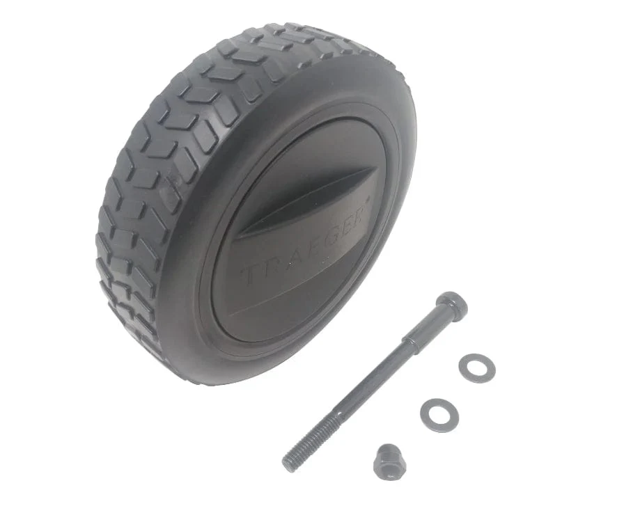 Traeger Large 7" Black Wheel Kit - KIT0138
