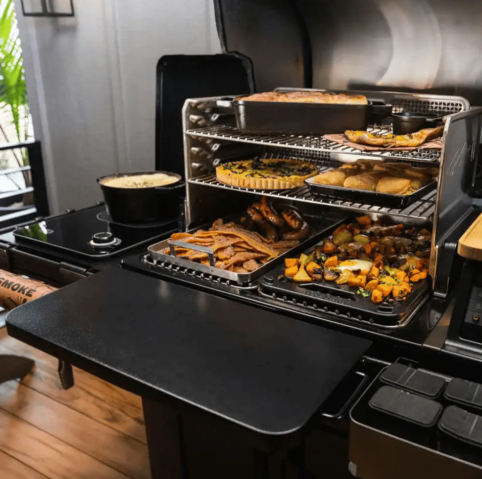Traeger P.A.L. Pop-And-Lock Front Shelf (TIMBERLINE) - BAC604 - Image 5