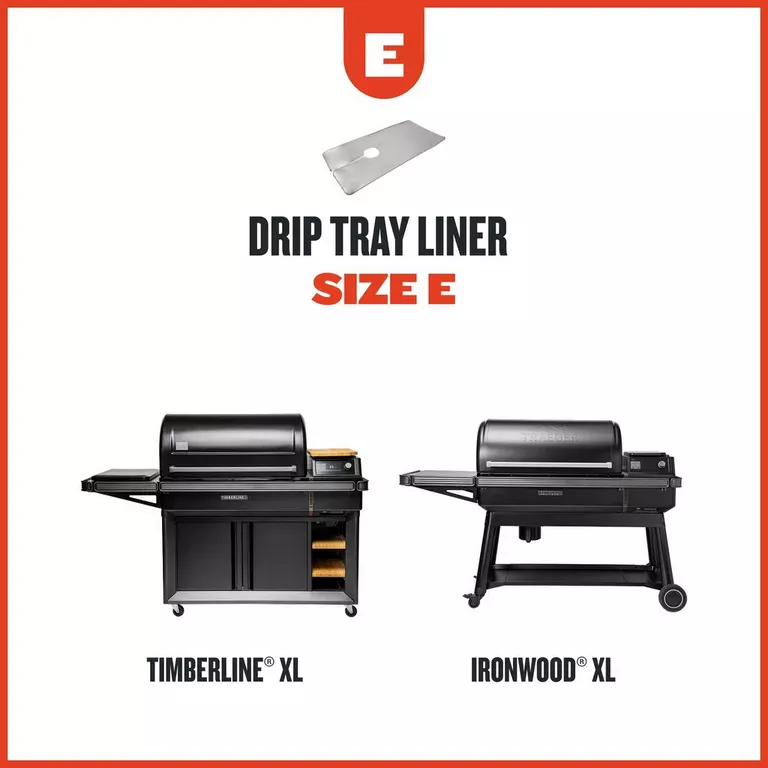 Trager Drip Tray Liner (Size E - 8 Pack) - BAC607 - Image 3