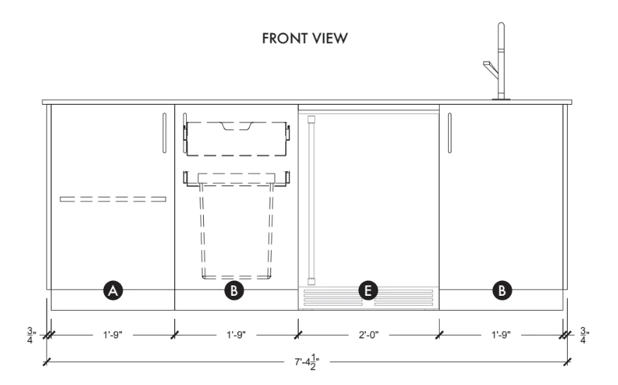 Urban Bonfire Lagoon Outdoor Kitchen - Image 10