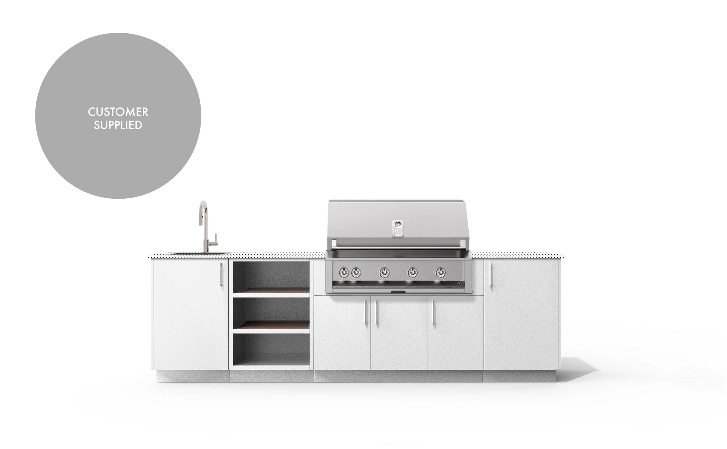 Urban Bonfire Meadow 42 Outdoor Kitchen - Image 6