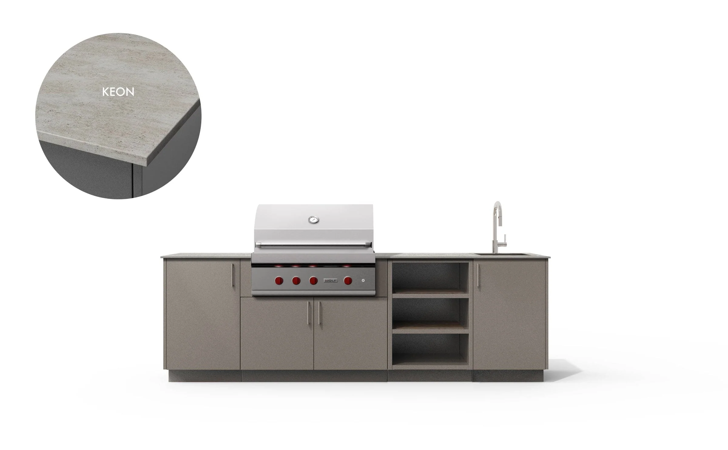Urban Bonfire Mist 36 Outdoor Kitchen - Image 8
