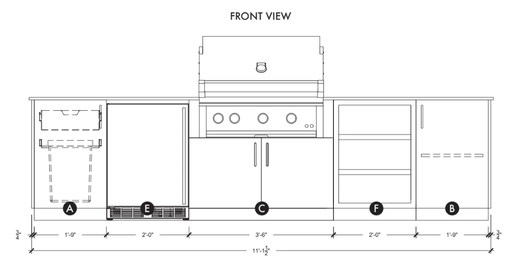 Urban Bonfire TAÏGA 36 Outdoor Kitchen - Image 10