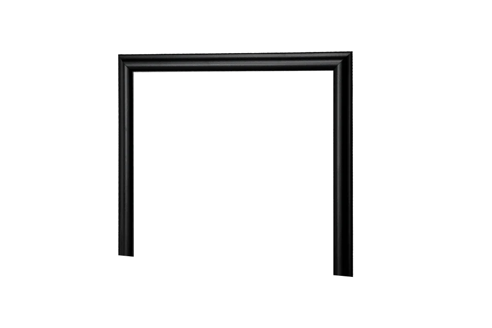 Valor 3 Sided Black Contour Trim (Horizon Series) - 603FSK