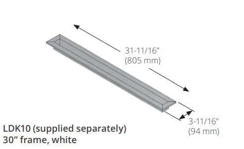 Valor 30" Finishing Frame - LDK10