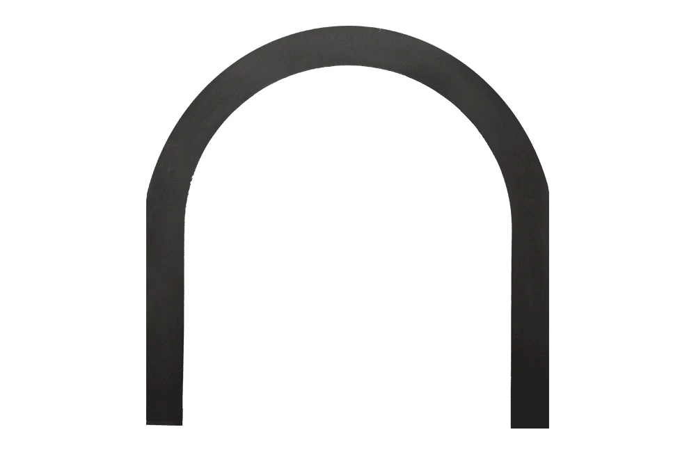 Valor Black Arched Plate (for 549 only) - 549APB