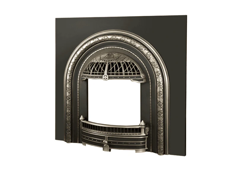 Valor Black Windsor Arch Front w/ Cast Iron Plate (ZC Portrait Series) - 549AFBV2