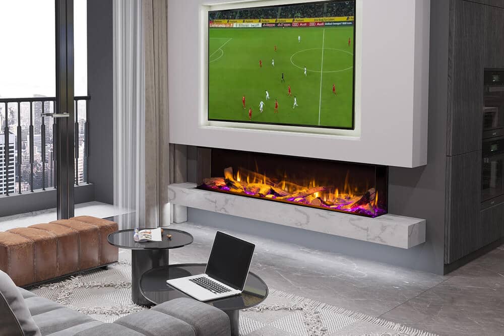 Valor LEX3-S 60" Electric Fireplace - Image 4