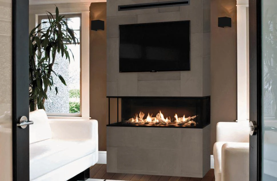 Valor LX2 Series 3-Sided Gas Fireplace - Image 2