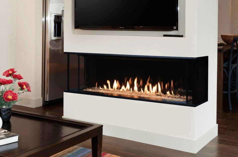 Valor LX2 Series 3-Sided Gas Fireplace - Image 4