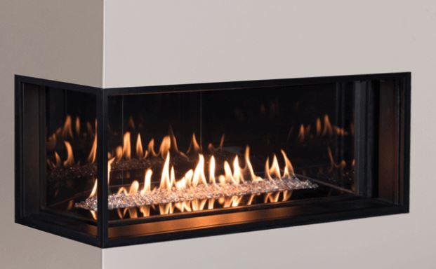 Valor LX2 Series Gas Fireplace (Left Corner)